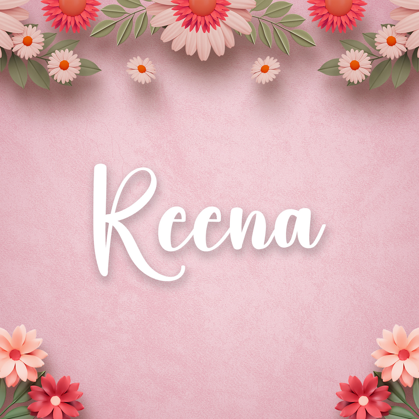 Reena Logo | Free Name Design Tool from Flaming Text