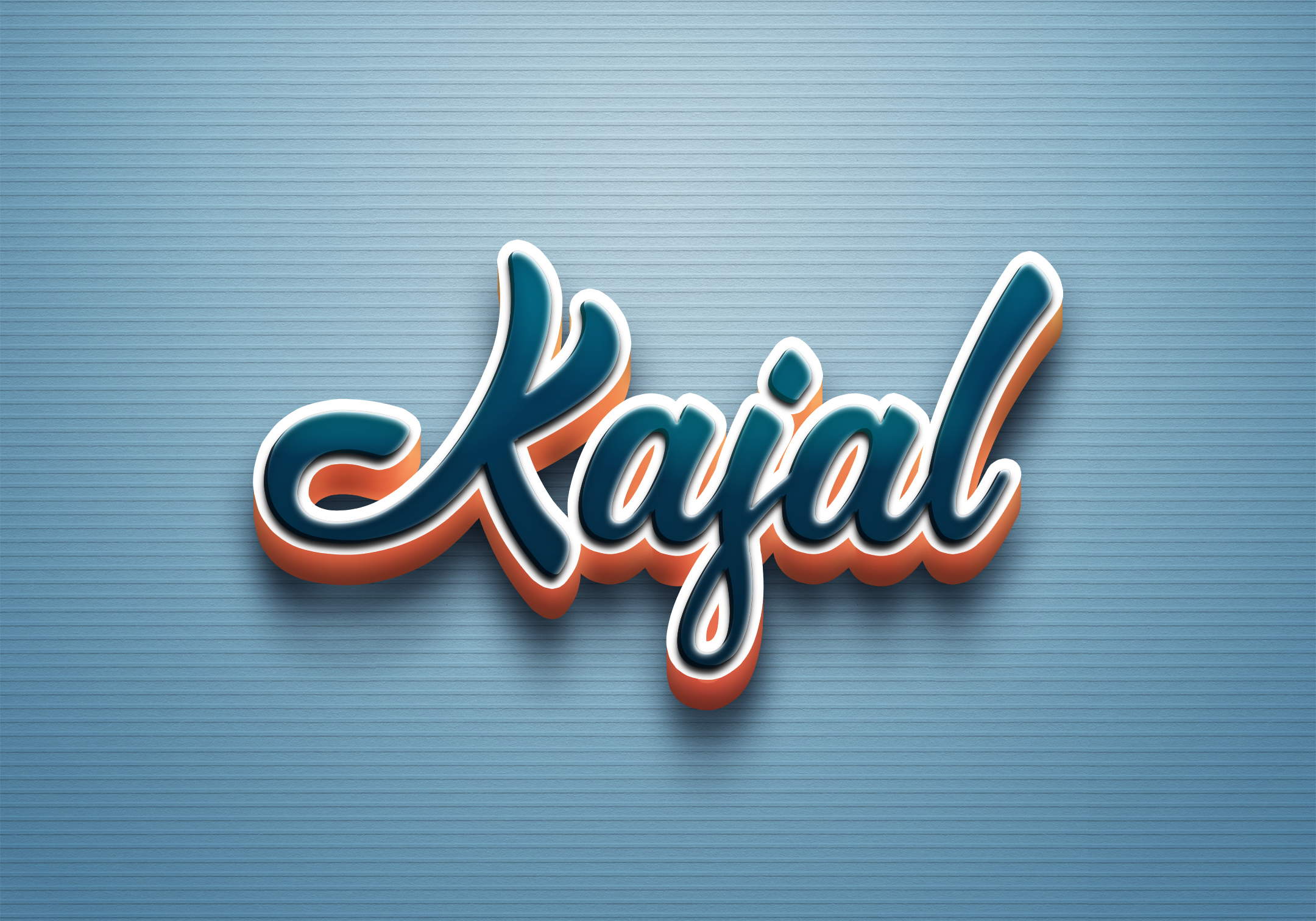 Kajal name logo design #shorts #shortsvideo - YouTube