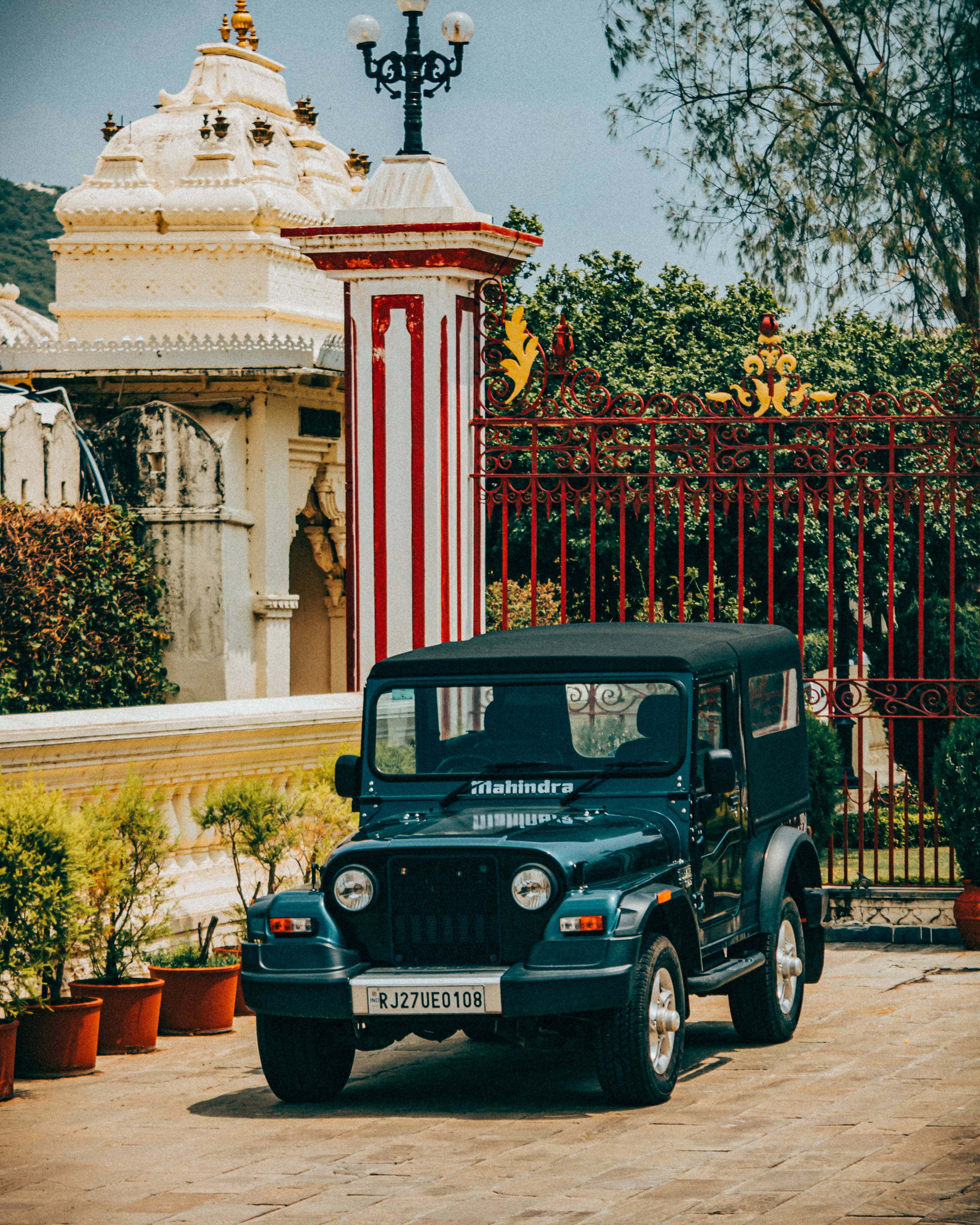 Black Thar, Parked Car, mahindra, HD phone wallpaper | Peakpx