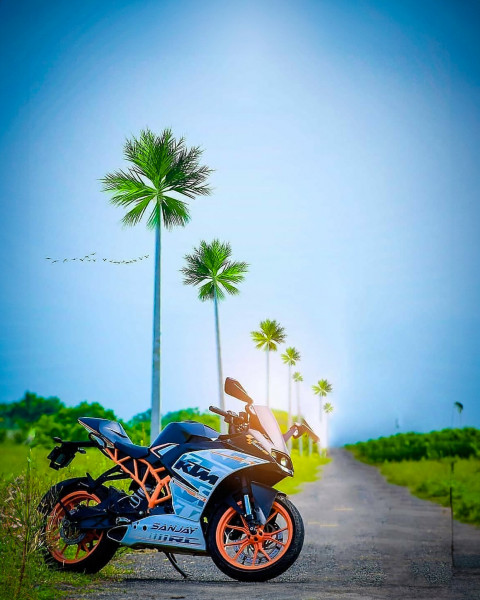 Free photo of Bike Editing Background (with Tropical and Summer)