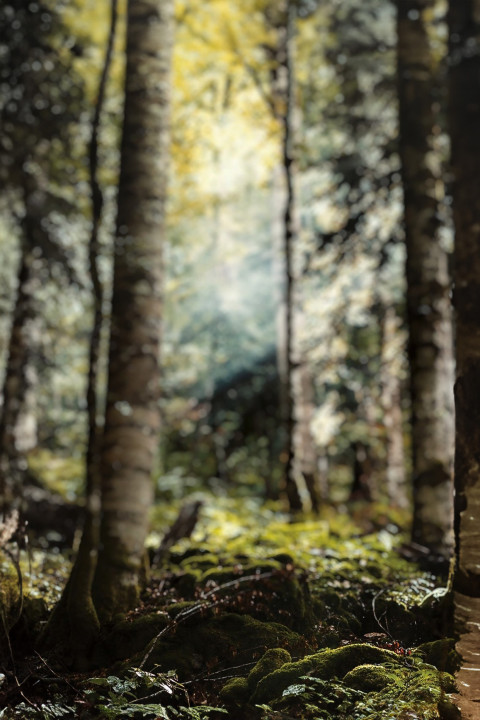 Free photo of Forest Blur CB Editing Background (with Nature and Landscape)