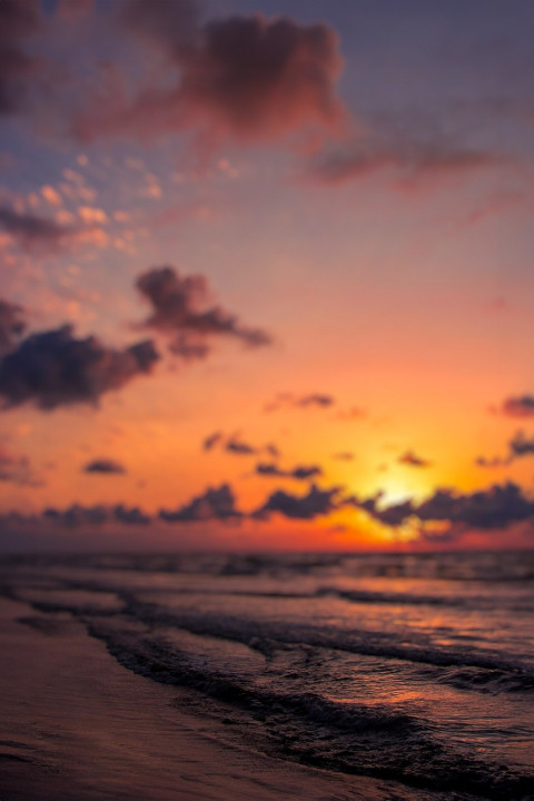 Free photo of Blur CB Editing Background (with Sunset and Sea)