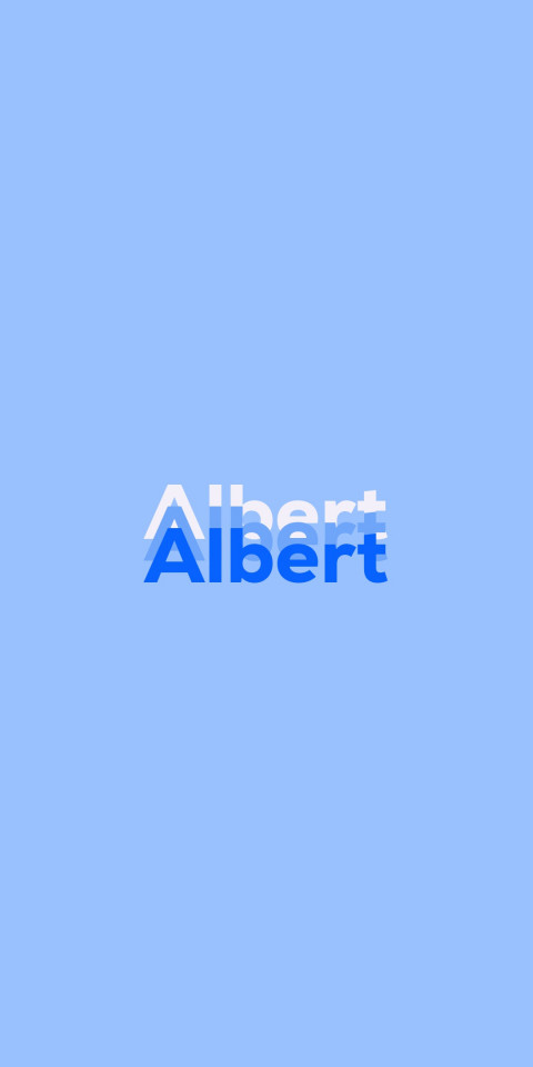 Free photo of Name DP: Albert