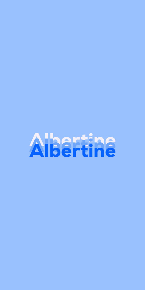 Free photo of Name DP: Albertine