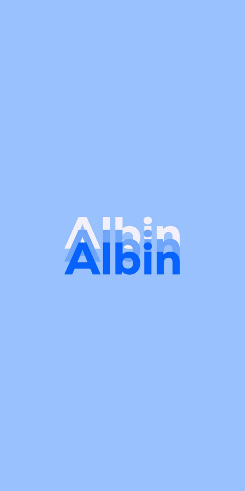 Free photo of Name DP: Albin