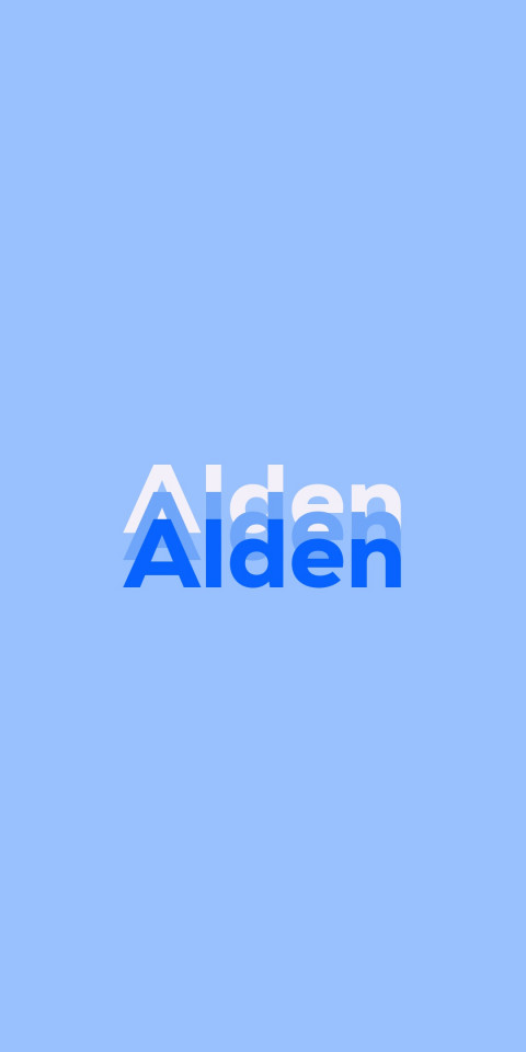 Free photo of Name DP: Alden