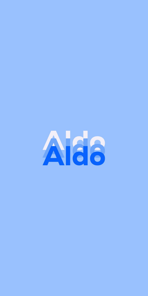 Free photo of Name DP: Aldo