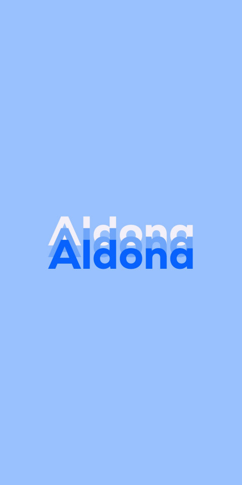 Free photo of Name DP: Aldona