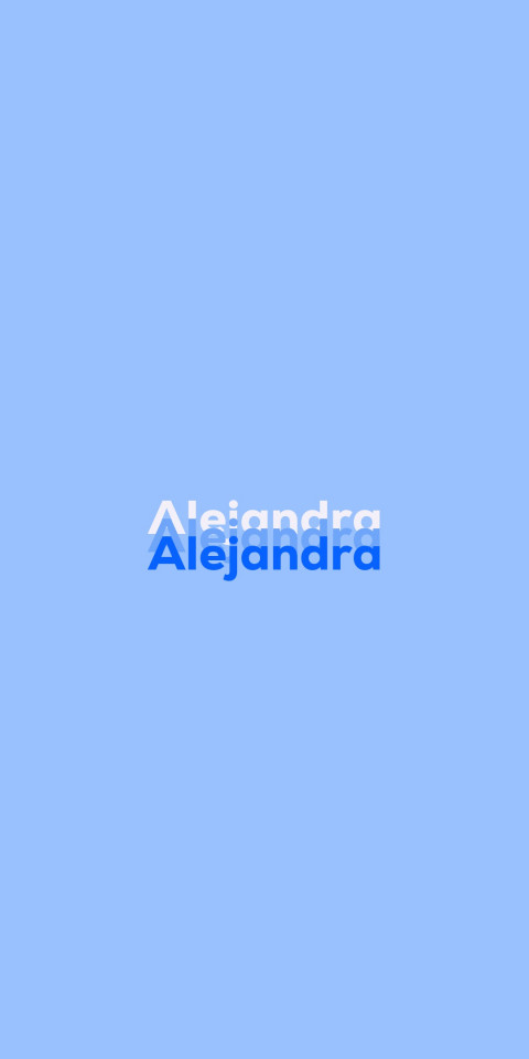 Free photo of Name DP: Alejandra