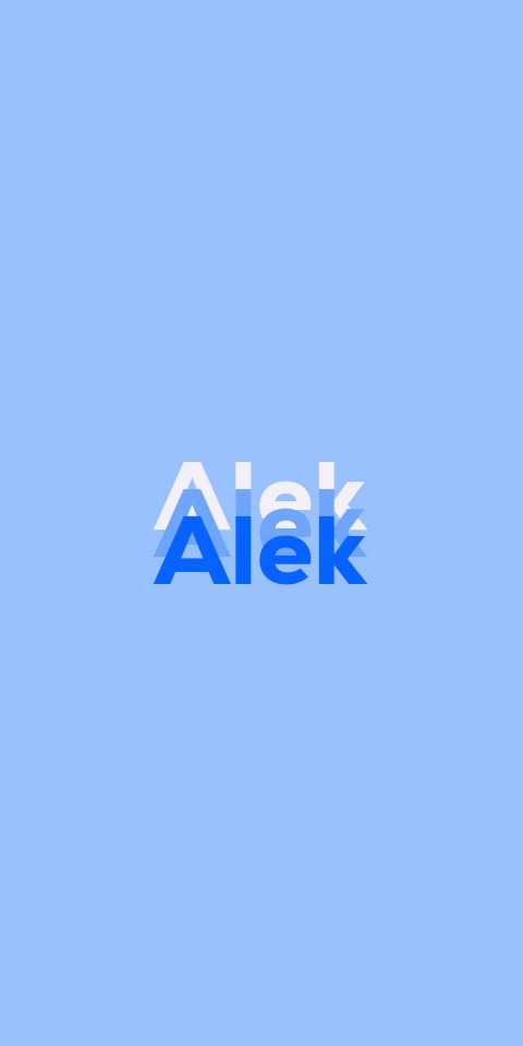 Free photo of Name DP: Alek