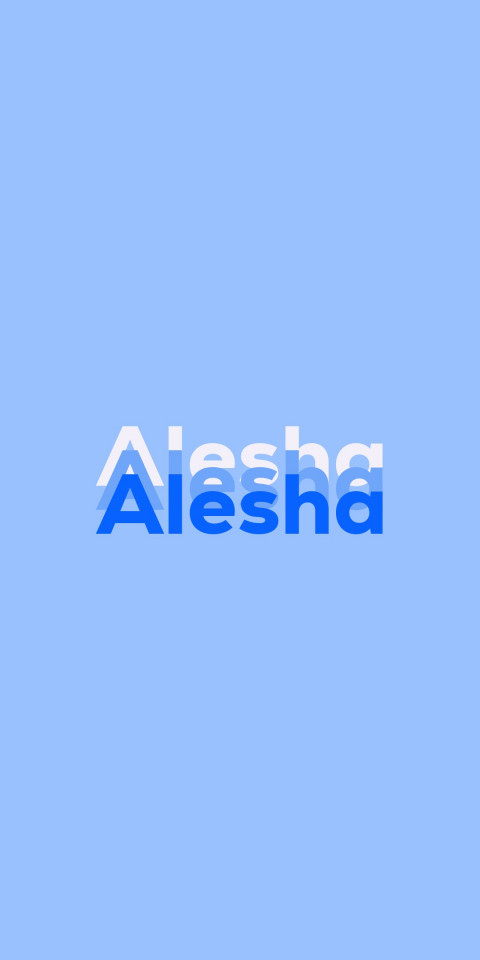 Free photo of Name DP: Alesha