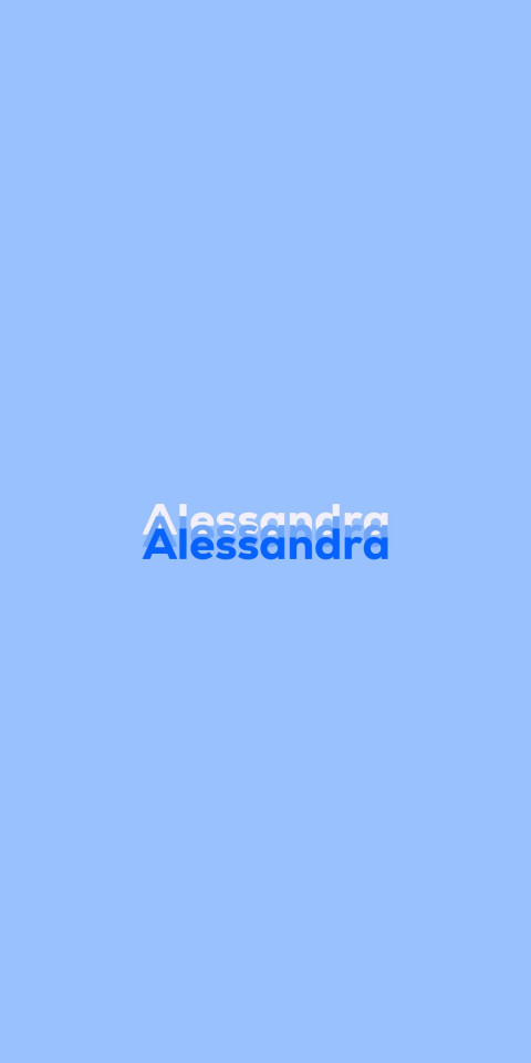 Free photo of Name DP: Alessandra