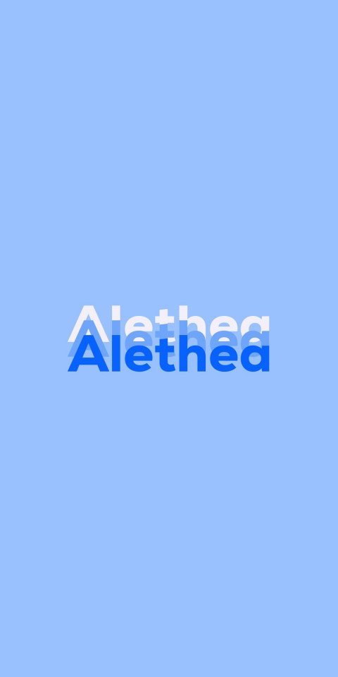 Free photo of Name DP: Alethea