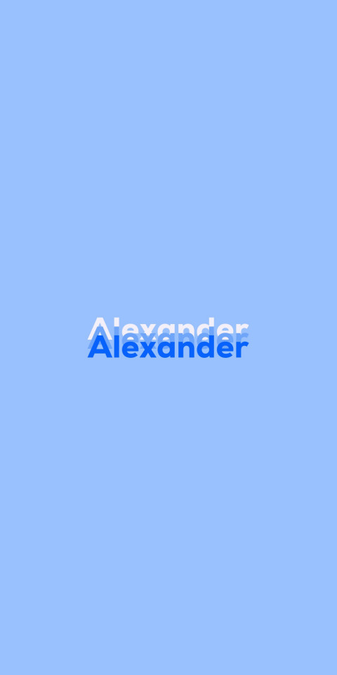 Free photo of Name DP: Alexander
