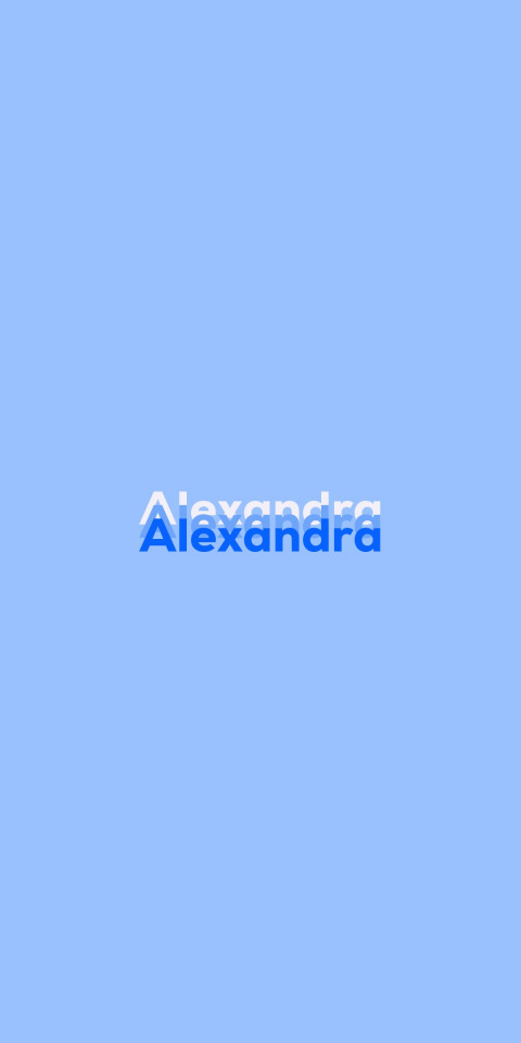 Free photo of Name DP: Alexandra