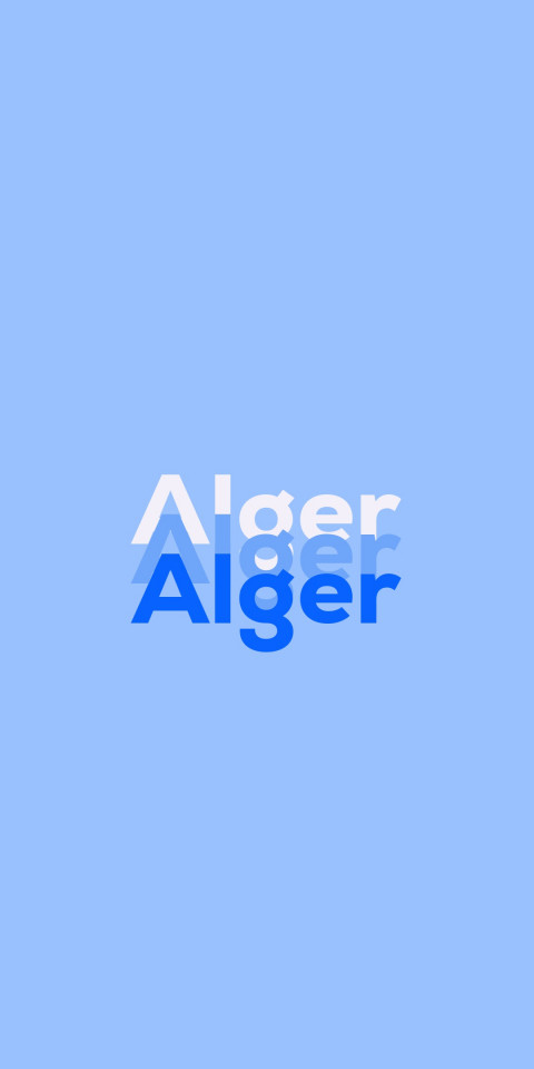 Free photo of Name DP: Alger