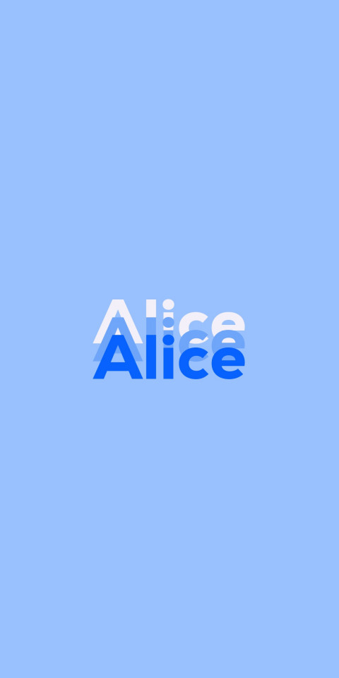 Free photo of Name DP: Alice