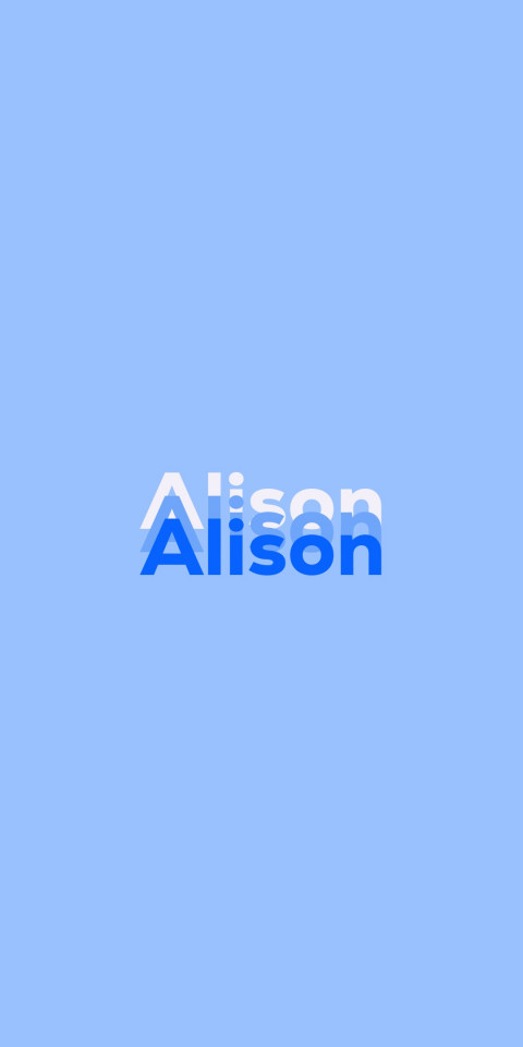 Free photo of Name DP: Alison