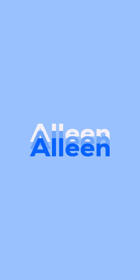 Free photo of Name DP: Alleen