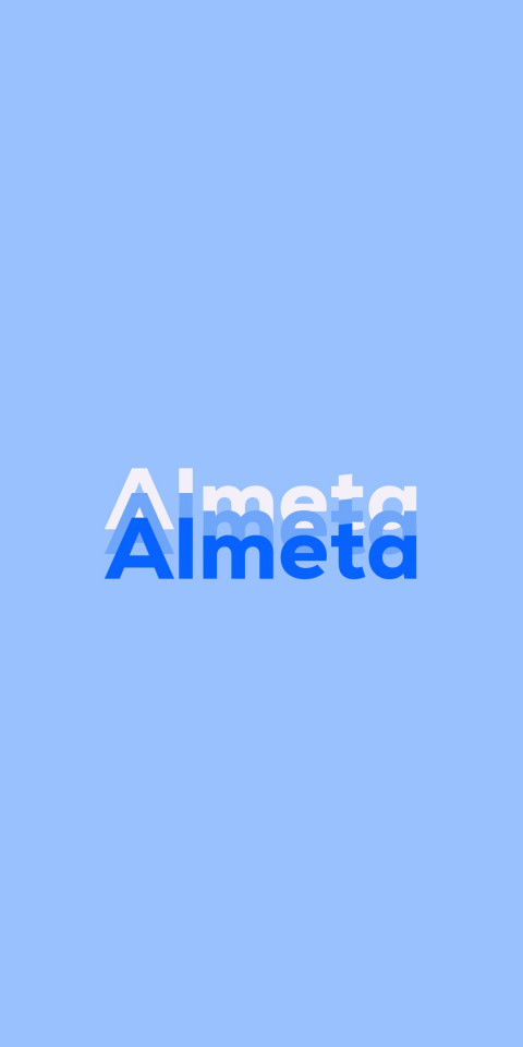 Free photo of Name DP: Almeta