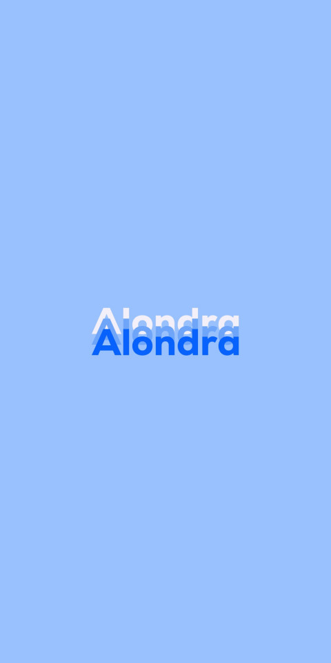 Free photo of Name DP: Alondra