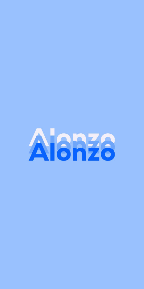 Free photo of Name DP: Alonzo