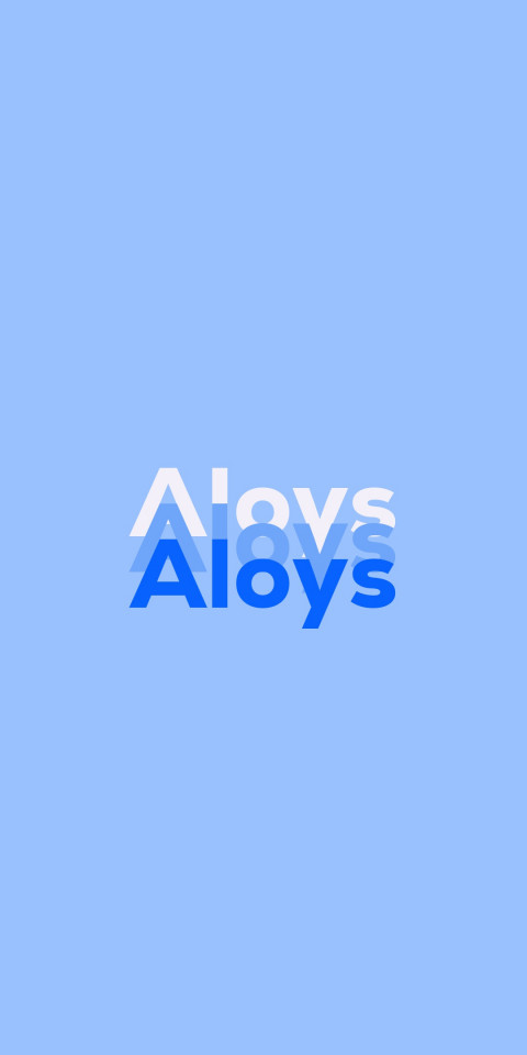 Free photo of Name DP: Aloys