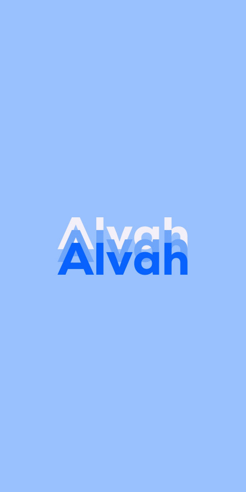 Free photo of Name DP: Alvah