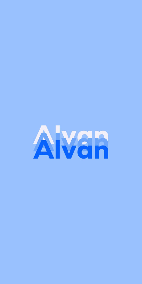Free photo of Name DP: Alvan