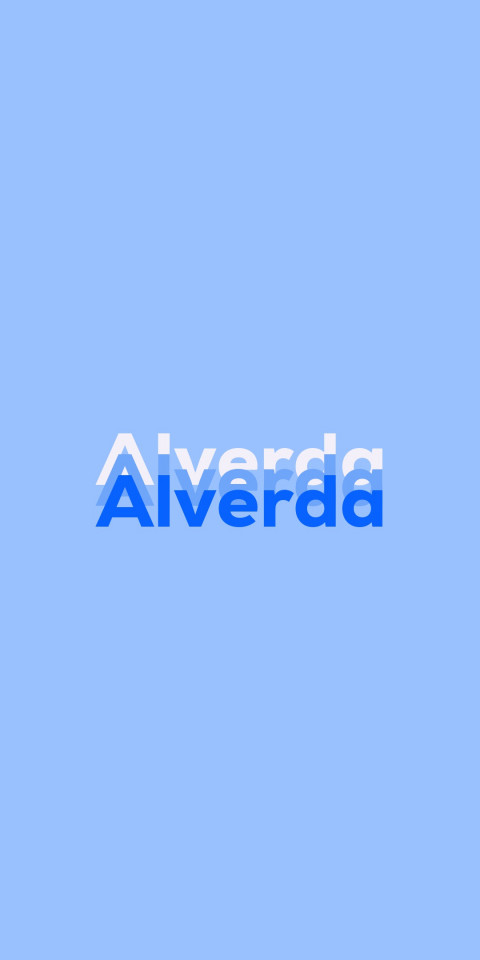 Free photo of Name DP: Alverda