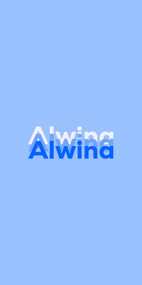 Free photo of Name DP: Alwina