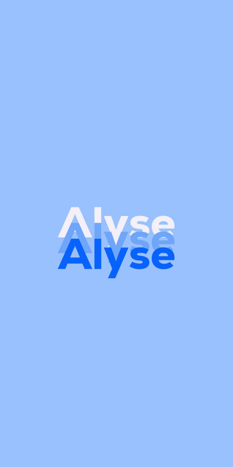 Free photo of Name DP: Alyse