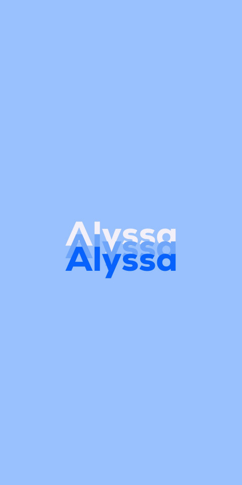 Free photo of Name DP: Alyssa