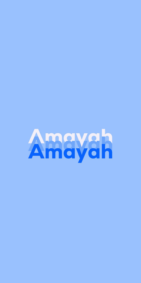 Free photo of Name DP: Amayah