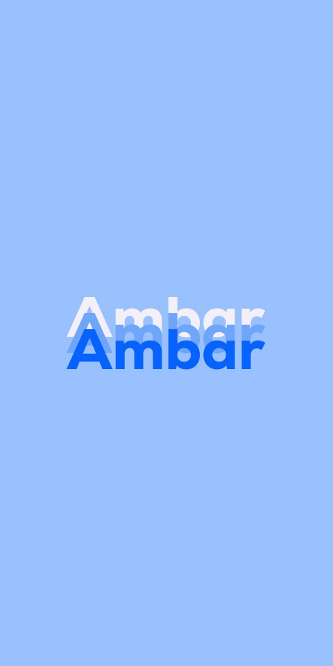 Free photo of Name DP: Ambar