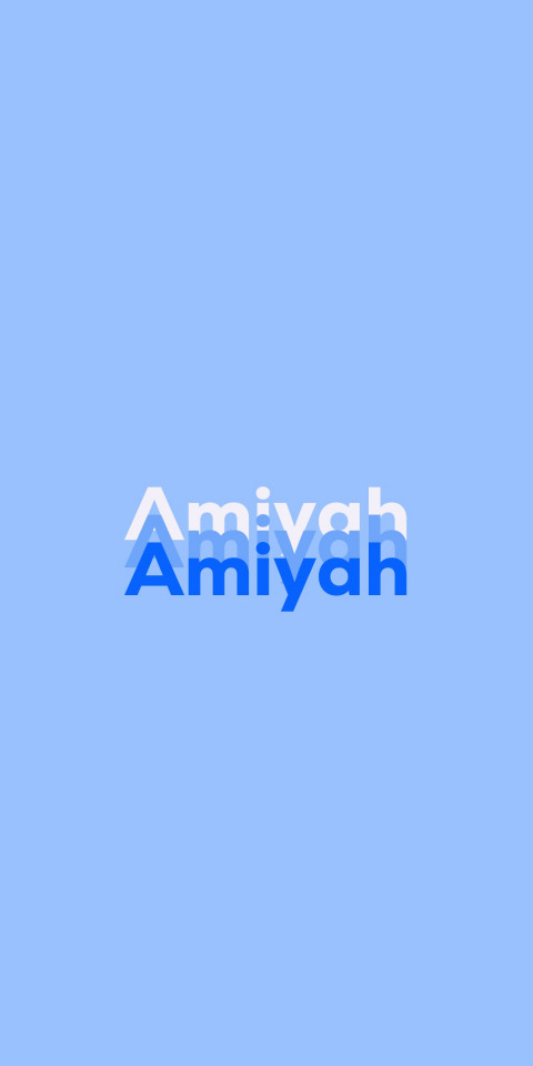 Free photo of Name DP: Amiyah