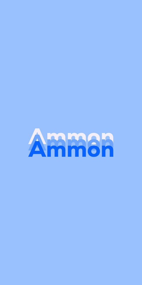 Free photo of Name DP: Ammon