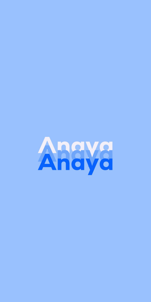 Free photo of Name DP: Anaya