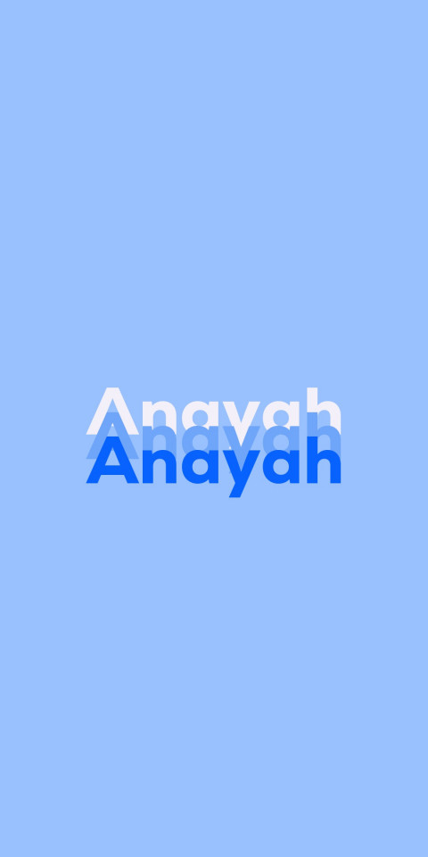 Free photo of Name DP: Anayah