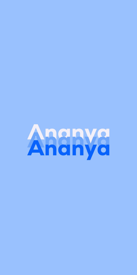 Free photo of Name DP: Ananya