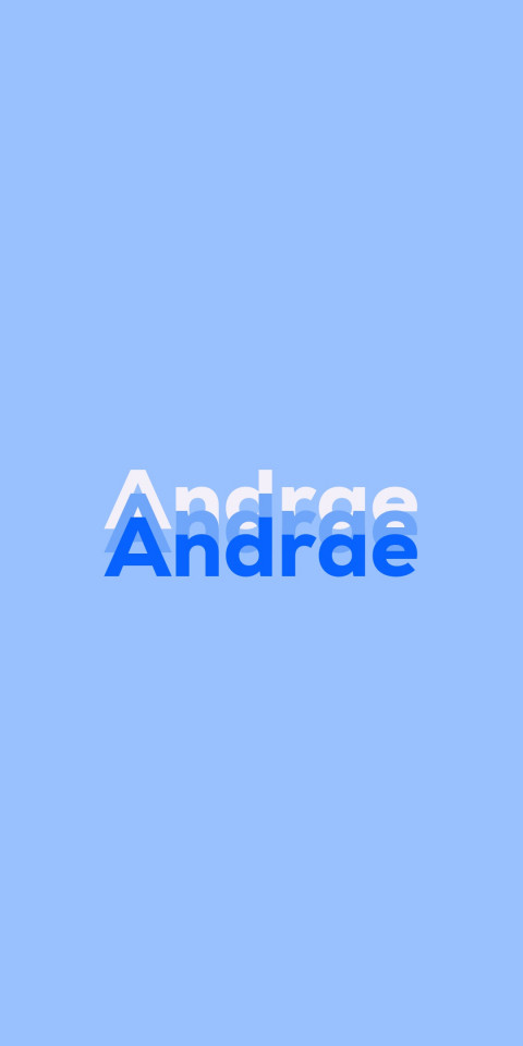 Free photo of Name DP: Andrae