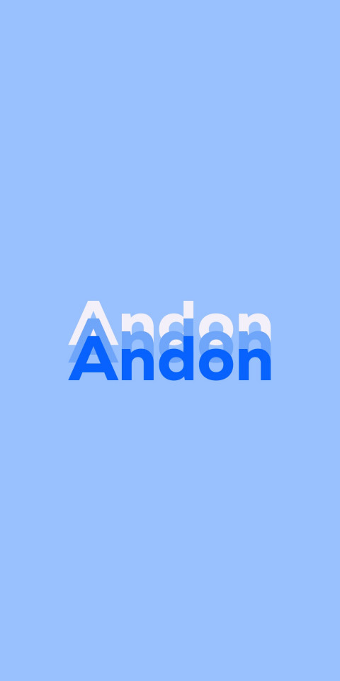 Free photo of Name DP: Andon