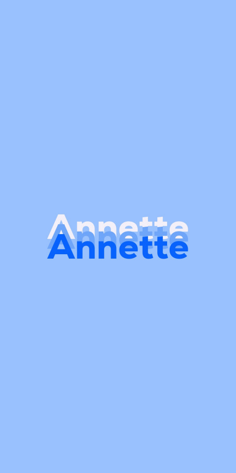 Free photo of Name DP: Annette