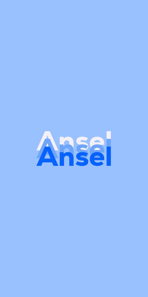 Free photo of Name DP: Ansel