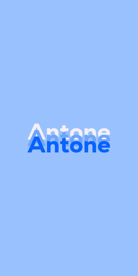 Free photo of Name DP: Antone