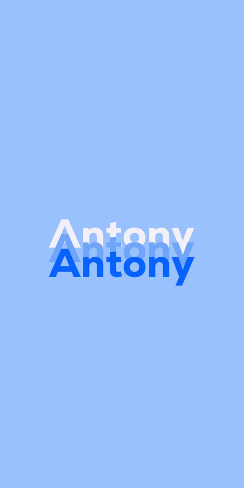 Free photo of Name DP: Antony