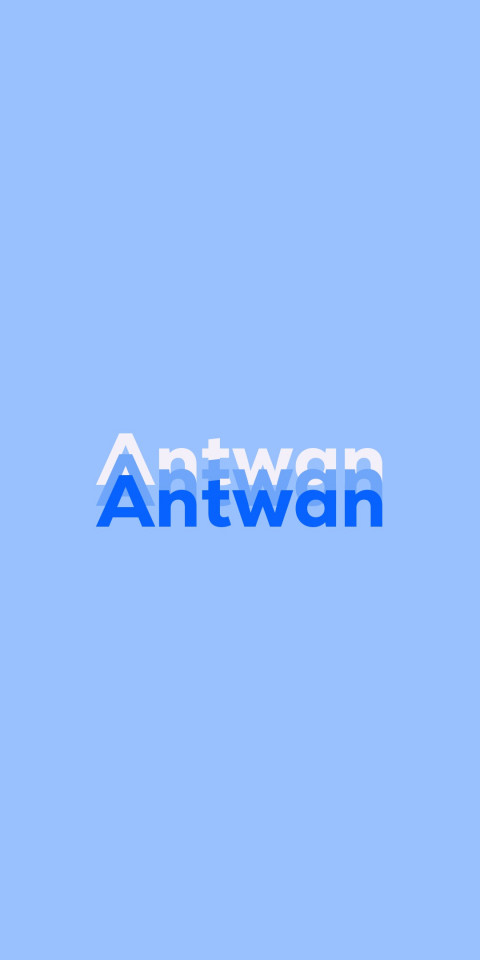 Free photo of Name DP: Antwan