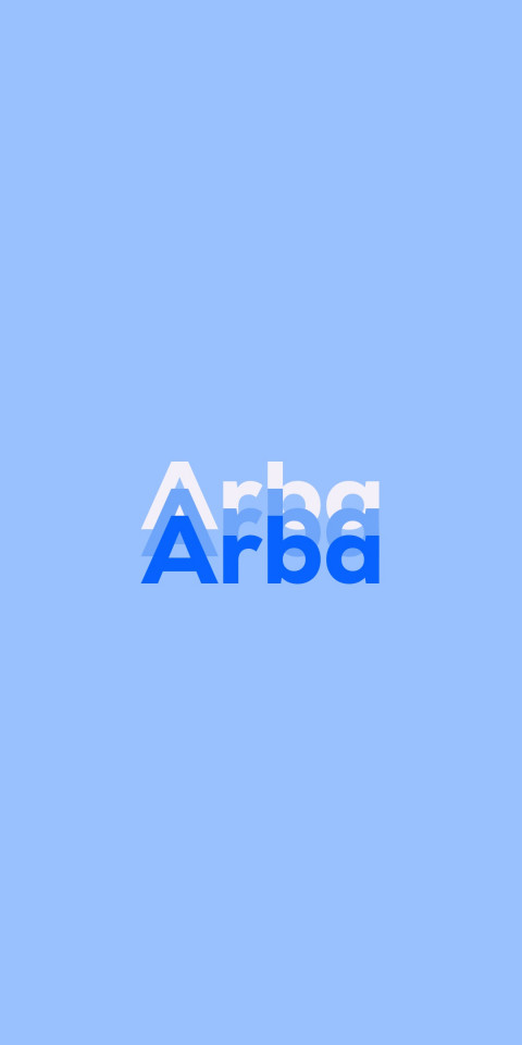 Free photo of Name DP: Arba