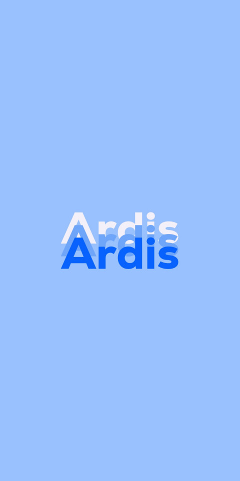 Free photo of Name DP: Ardis