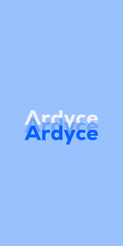 Free photo of Name DP: Ardyce